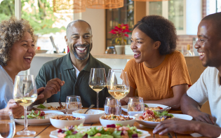 Family having dinner - Mayberry Platinum
