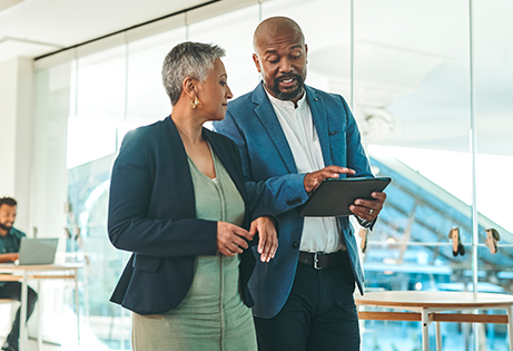 Why Mayberry - Couple looking out the window